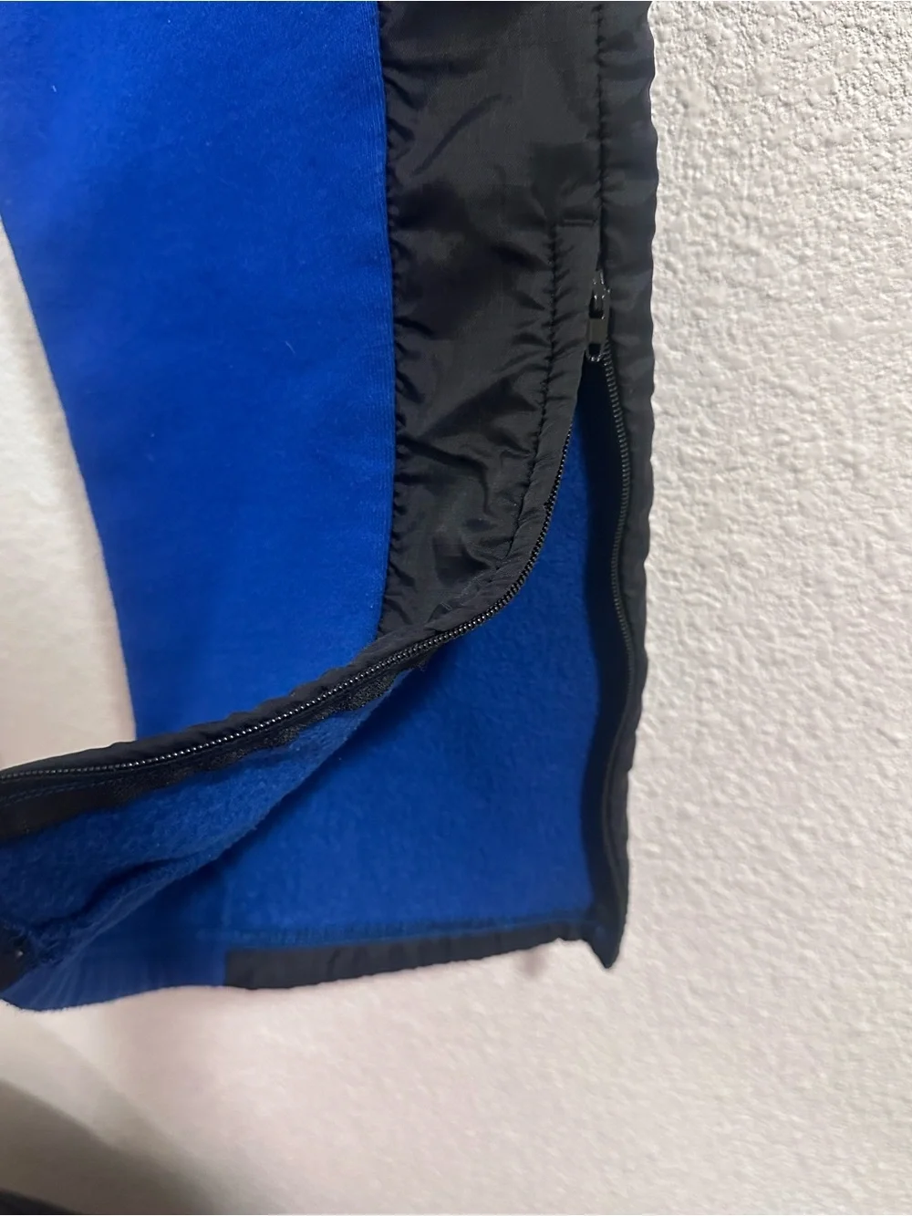 adidas Kids Royal Blue Fleece Joggers with Black Trim